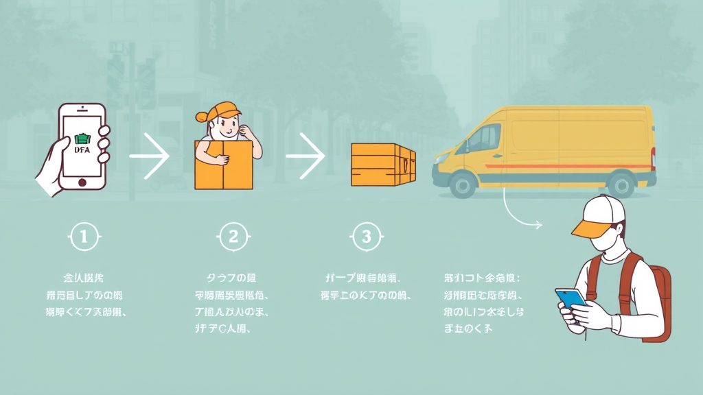 同城配送流程详解：从下单到签收，每一步都清晰